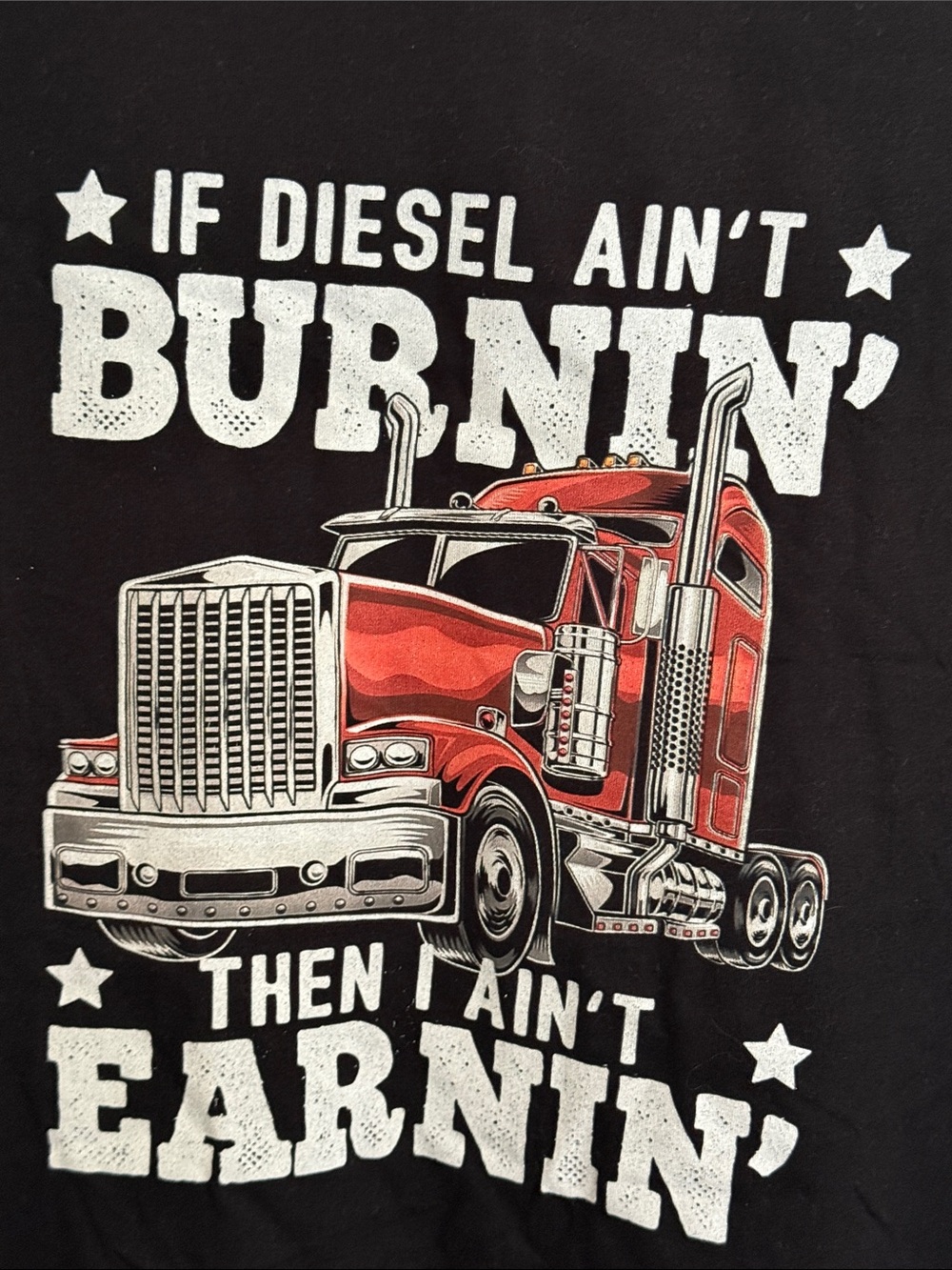 Men’s trucker Crewneck T-Shirt - Picture 3 of 6
